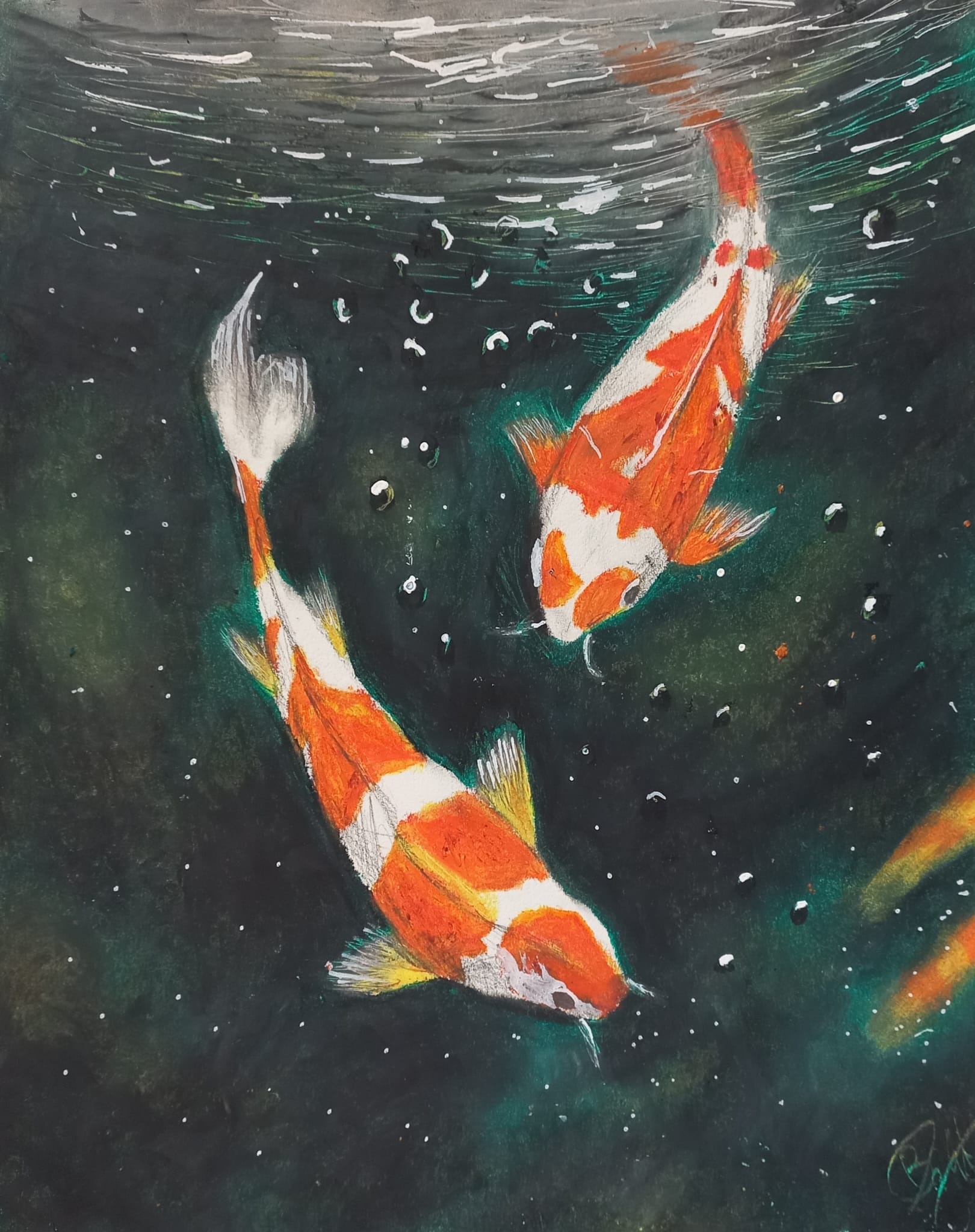 Underneath - Oil Pastels 2